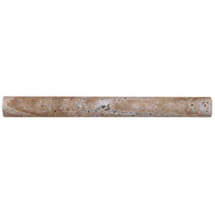 Noce Travertine Pencil; Honed & Unfilled